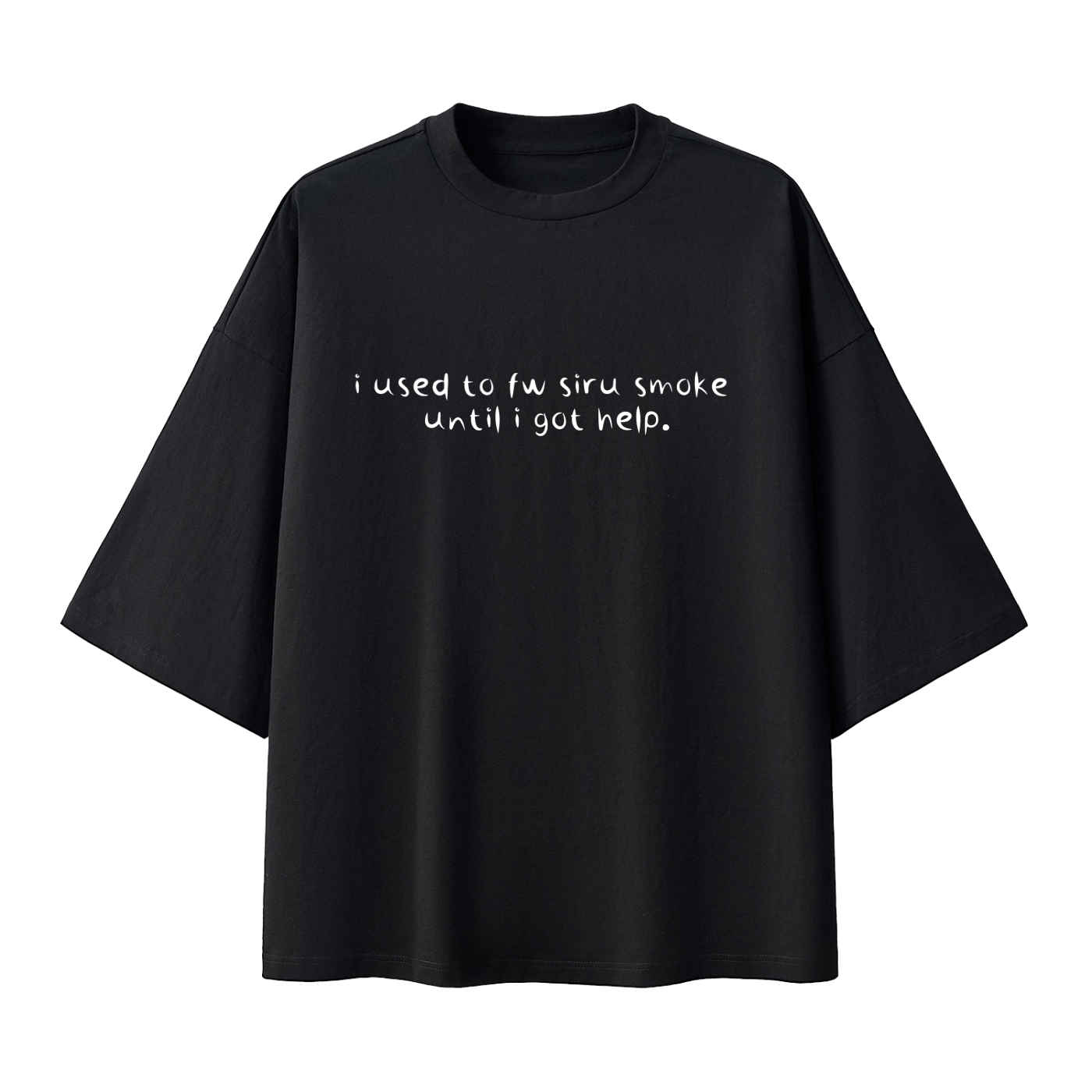I USED TO FW SIRU SMOKE - OVERSIZED TEE